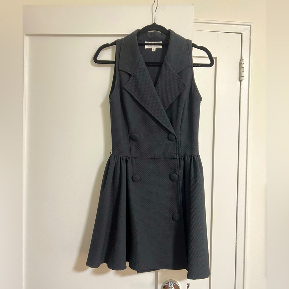 Vintage Button Up Sleeveless Dress